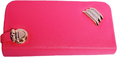 

SME JAIPUR Casual Pink Clutch