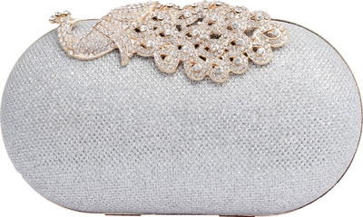 

Super Drool Formal Silver Clutch
