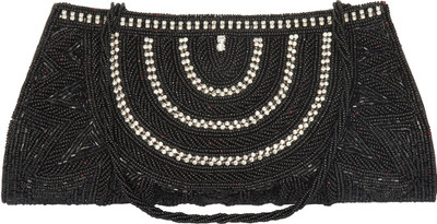 

The Indian Handicraft Store Party Black Clutch