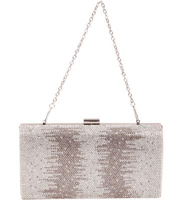 

Reedra Party Silver Clutch