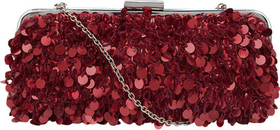

Nandeetas Party Red Clutch