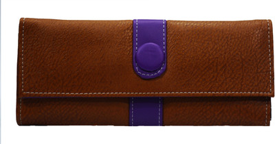 

Flaunt It Casual Brown, Purple Clutch