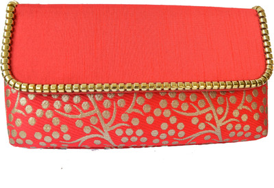 

Mahadev Exports Casual Red Clutch