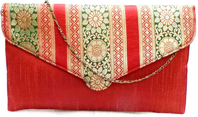 

Bhamini Party Red Clutch