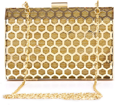 

Rysha Casual Gold Clutch