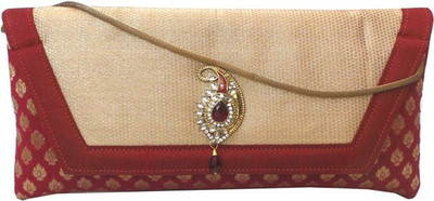 

Bhamini Casual Maroon Clutch