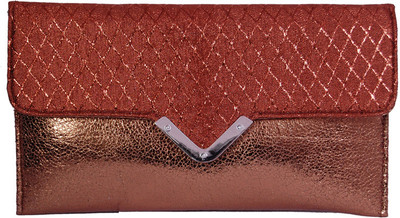 

Womaniya Party Brown Clutch