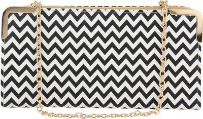 

Lino Perros Party Black, White Clutch