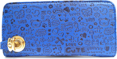 Nemichand Jewels Casual Blue Clutch