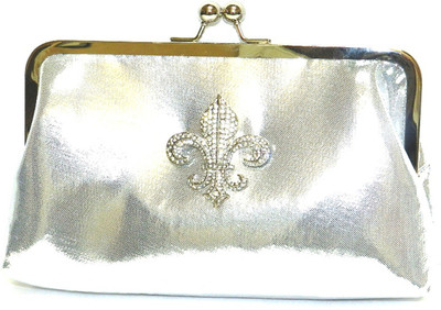 

Saint Pure Casual Silver Clutch