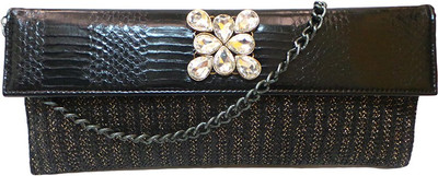 

Bhamini Party Black Clutch
