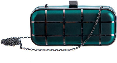 

Peaubella Party Green Clutch