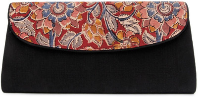 Indian Rain Casual Black Clutch