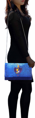 

The Ringmaster Casual Blue Clutch
