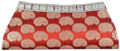 

MOOI-ZAK Casual Maroon Clutch