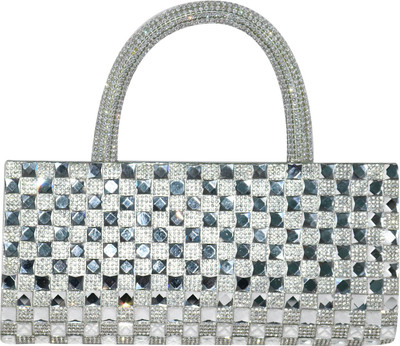 

Glitter Collection Party Silver Clutch