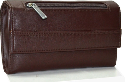 

Utsukushii Casual Brown Clutch