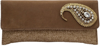 

Bagaholics Casual Khaki Clutch