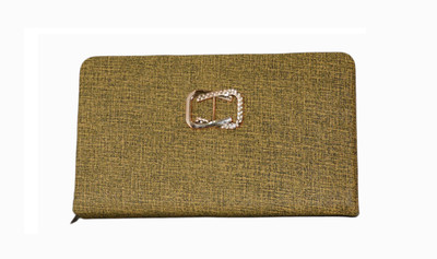 

Vedic Deals Casual Gold Clutch