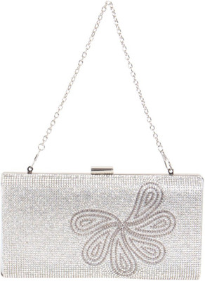 

Reedra Party Silver Clutch