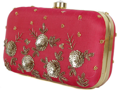 

pinkcicktail Party Red Clutch