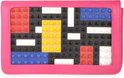 

RUBANS Party Red Clutch