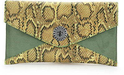 

Elligator Party Green Clutch