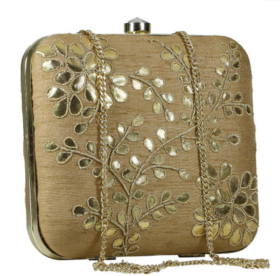 

Sadaf Party Gold Clutch