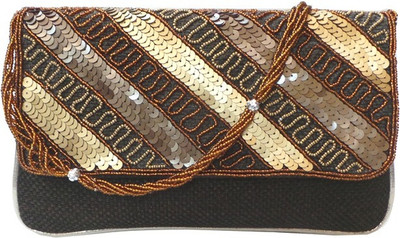 

Bhamini Party Brown Clutch