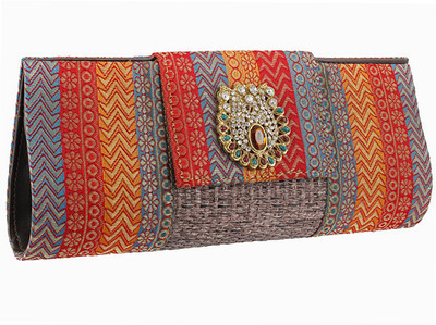 

Metro Casual Multicolor Clutch