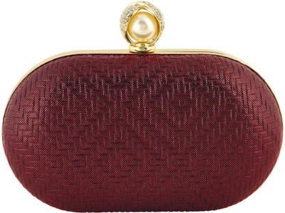 

Colors Inc Party Maroon Clutch