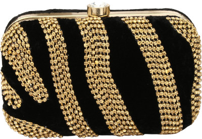 

PASHAN KALA Party Black Clutch