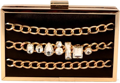 

Piccadilly Party Black Clutch