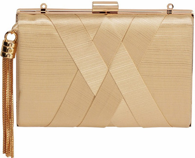 

Kazo Casual Gold Clutch
