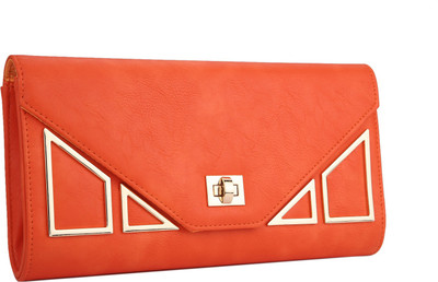 

Fur Jaden Casual Orange Clutch