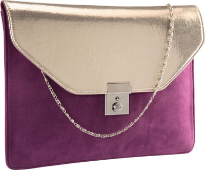 

Contrast Party Pink, Gold Clutch, Gold;pink
