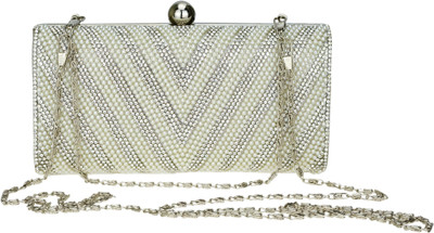 Zeva Party Silver Clutch