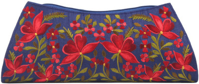 

Soulful Threads Party Blue Clutch