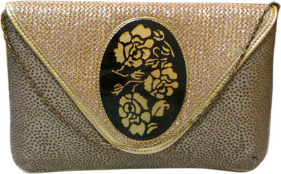 

Bhamini Party Gold Clutch