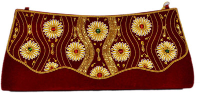 

Duchess Party Maroon, Gold Clutch, Gold;maroon