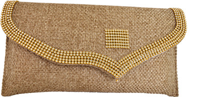 

Mahadev Exports Casual Gold Clutch