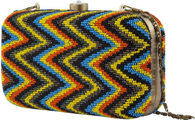 

The Purple Sack Party Multicolor Clutch