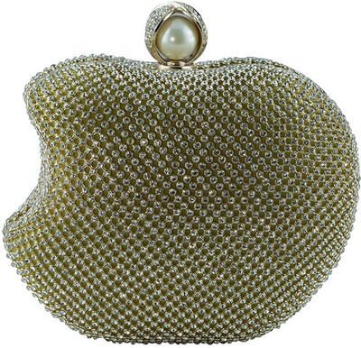 

slunk Party Gold Clutch