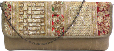 

Bhamini Party Gold Clutch