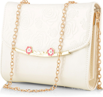 

Eyeslanguage Casual White Clutch