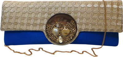 

Bhamini Party Blue Clutch