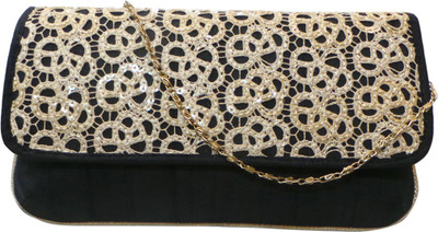 

Bhamini Party Black Clutch