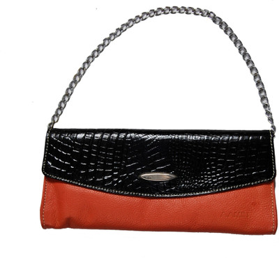 Aamin Party Orange Clutch