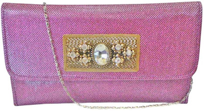 

Bhamini Party Pink Clutch