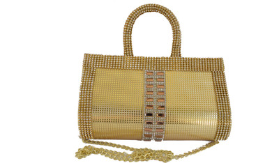 

Mahadev Exports Party Gold Clutch
